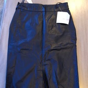 New with tags leather skirt